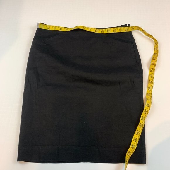 Bebe Black Pencil Skirt with Pockets, size 8 - Picture 5 of 14